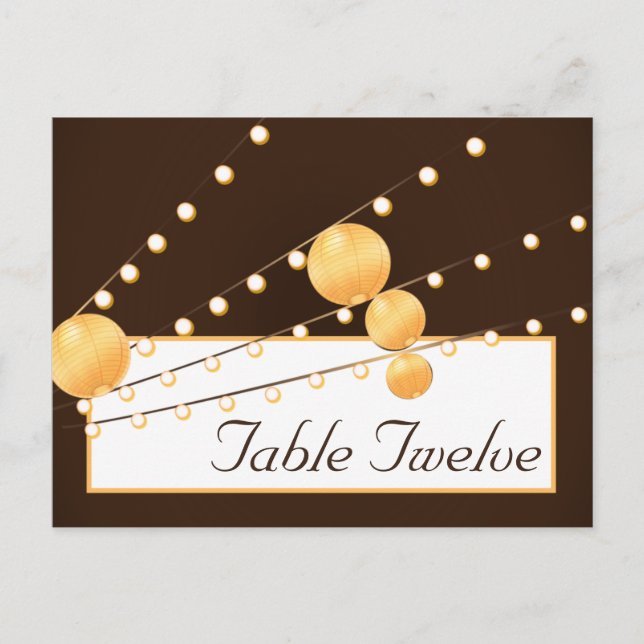 Lanternes en papier de carte de place sur les cint (Devant)