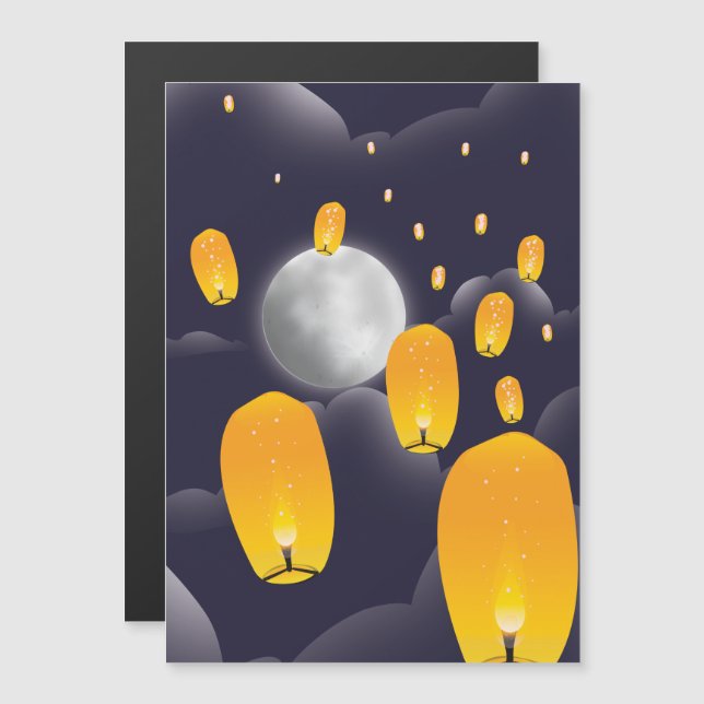 Lanternes Sky chinoises (Devant / Derrière)