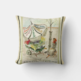 Lanvin Parfums Français Imprimer Oreiller à lancer