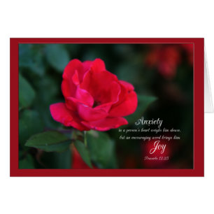 L'anxiété pèse sur le coeur Parakaleo carte note