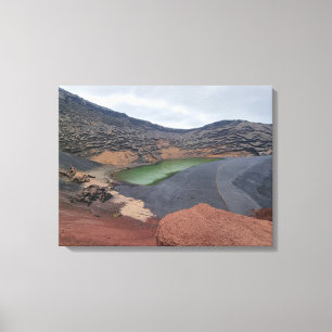 Lanzarote El Golfo vue toile