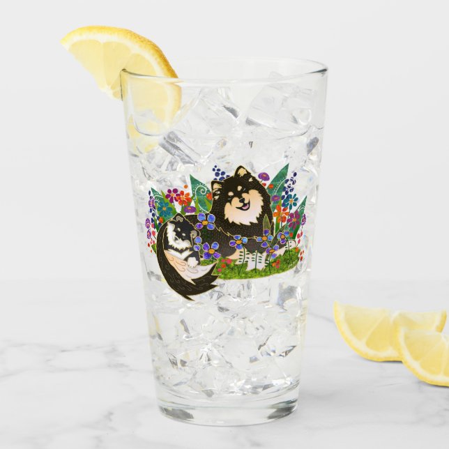 LAPHONE FINLANDAIS 16 oz design en verre avant et  (Devant glace)