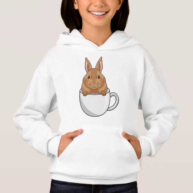 Lapin avec la coupe de café (Devant)