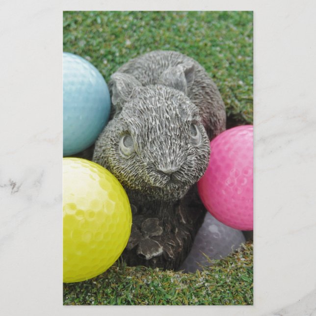 Lapin avec oeuf jaune rose (Devant)