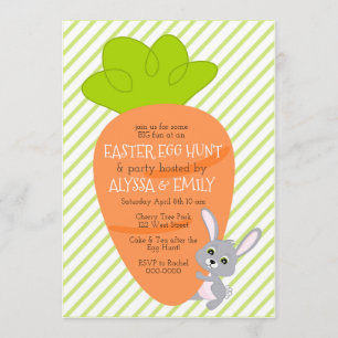 Lapin avec une grosse invitation à la carotte