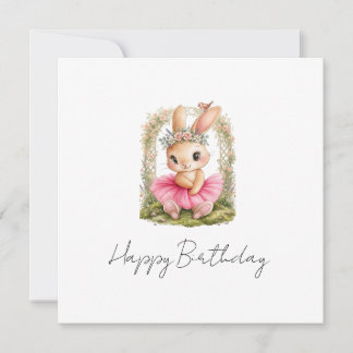 Lapin Ballerine Mignon Anniversaire Fille Personna