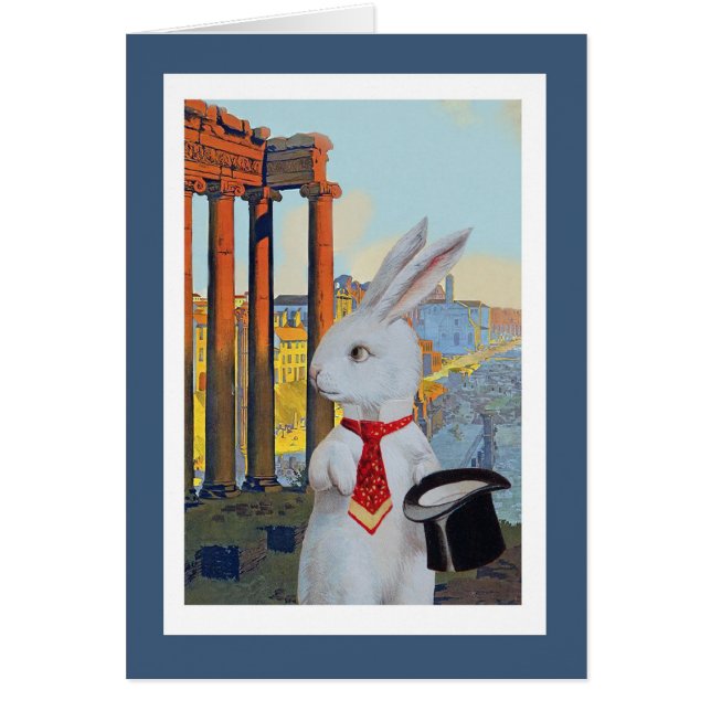 Lapin blanc à Rome (Devant)