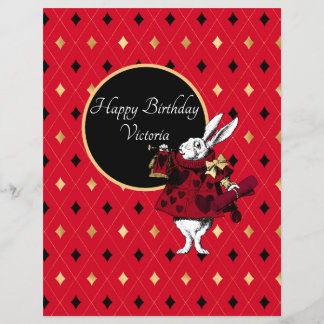 Lapin blanc en papier rouge de scrapbook d'anniver