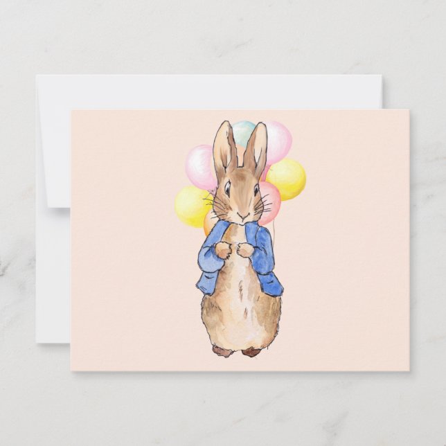 Lapin classique avec ballons (Devant)