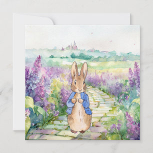 Lapin classique chemin de lavande pavé