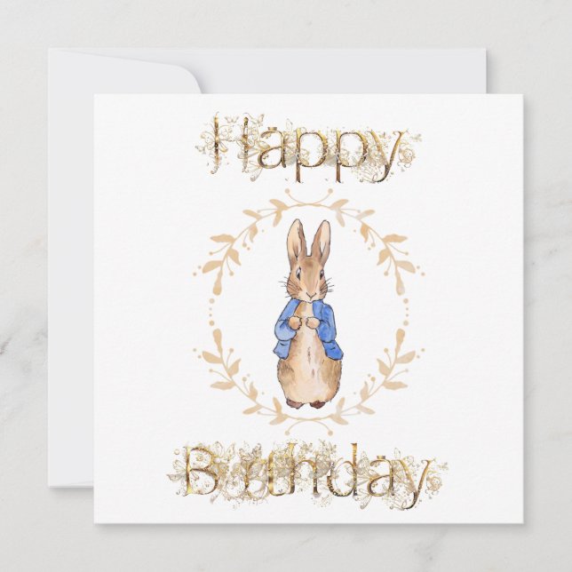 Lapin classique en veste bleue (Devant)