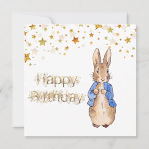 Lapin classique en veste bleue
