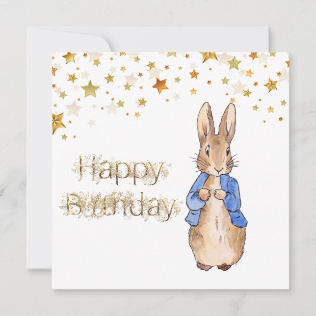 Lapin classique en veste bleue (Devant)