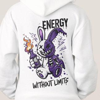 Lapin Cyberpunk Graphique - Énergie Sans Limites S