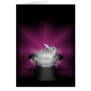 Lapin dans le Casquette magique