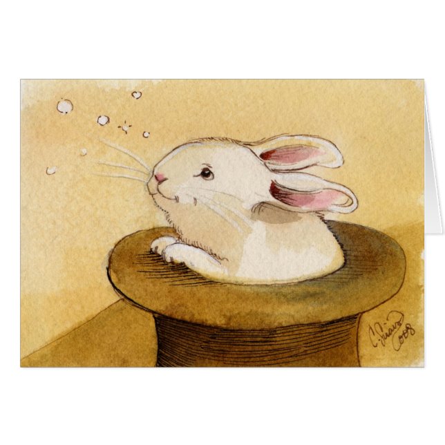 Lapin dans le casquette magique (Devant horizontal)