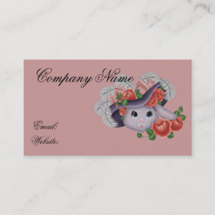 Lapin dans un grand Carte de visite Casquette
