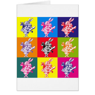 Lapin de blanc d'art de bruit