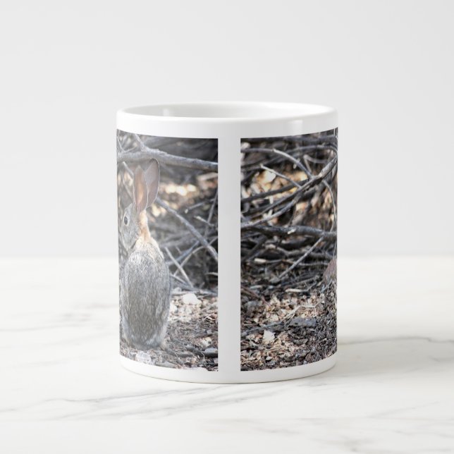Lapin de désert - tasse enorme (Devant)