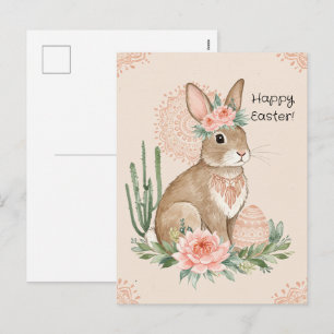 Lapin de Pâques chrétien – Carte postale