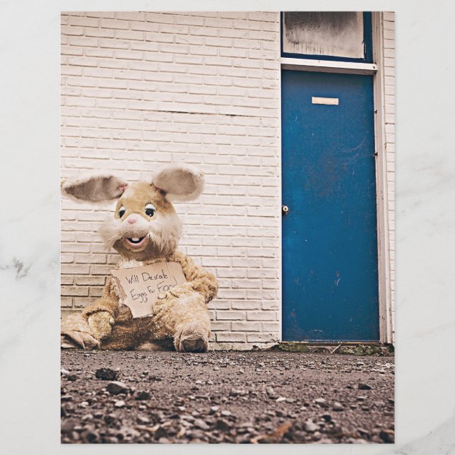 lapin de Pâques drôle (Devant)