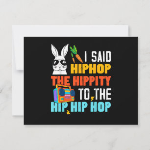 Lapin de Pâques drôle Hip Hop Hippity Garçons Fill