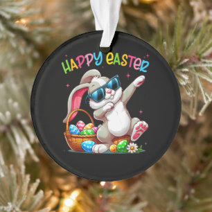 Lapin de Pâques drôle qui fait le dabbing Joyeuses