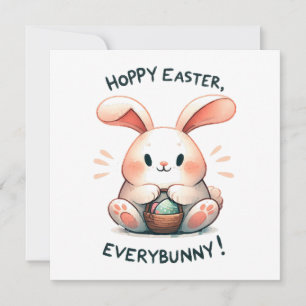Lapin de Pâques Joyeuses Pâques, à tout le monde !