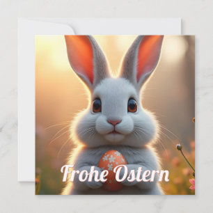 Lapin de Pâques joyeux dans la magie du printemps