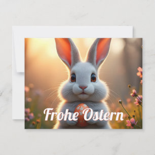 Lapin de Pâques joyeux dans la magie du printemps
