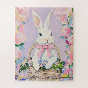 Lapin de Pâques Personnalisé et Mignon Puzzle