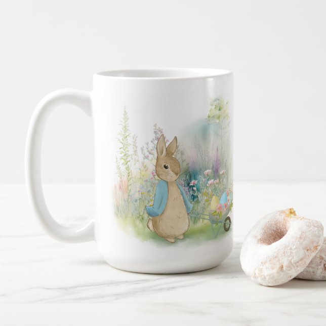 Lapin de Pâques Peter Café Mug (Avec donut)