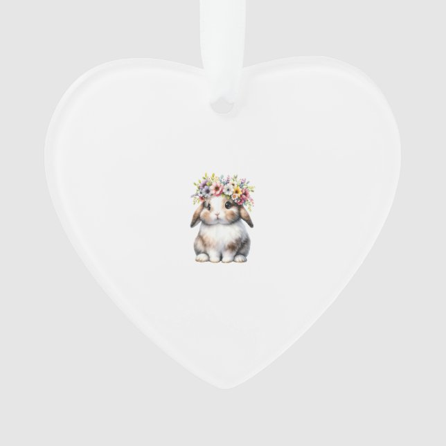 Lapin de Pâques pour femmes filles - Fleur de Lapi (devant)