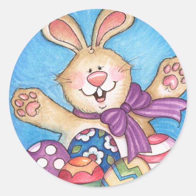 Lapin de Pâques - Stickers (Devant)