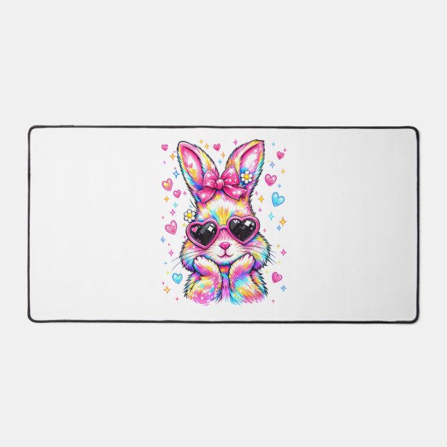 Lapin de Pâques Tie Dye Mignon Coquette Femme Gi (Recto)
