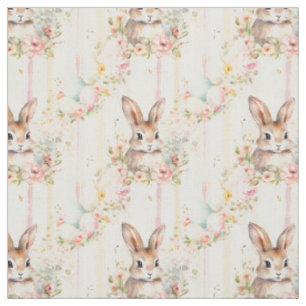 Lapin de Pâques Tissu Sans Couture – Pastel Mignon