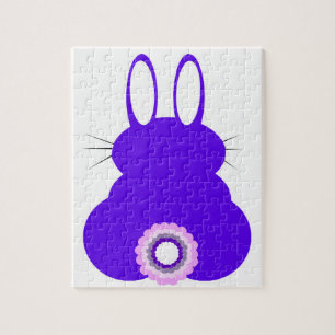 Lapin de Pâques Violet, 110 Pièces, Puzzle