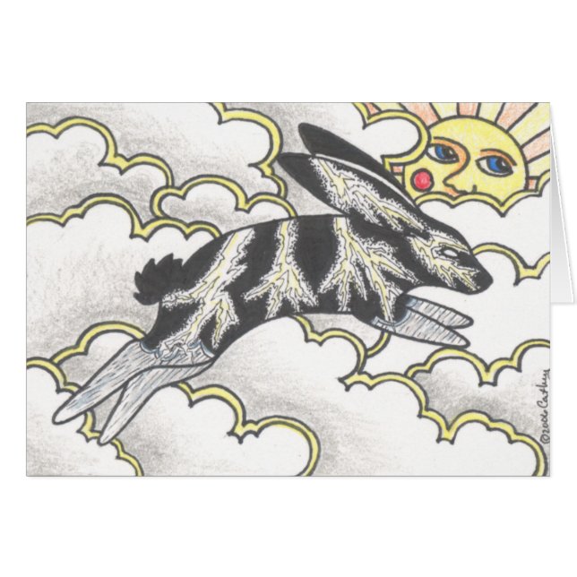 "Lapin de tonnerre " (Devant horizontal)