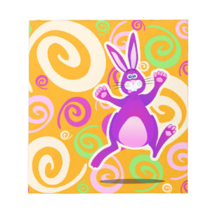 Lapin drôle, bloc-notes
