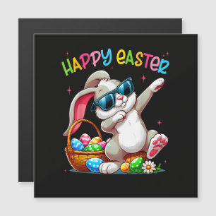Lapin drôle de Dabbing Pâques Joyeuses Pâques