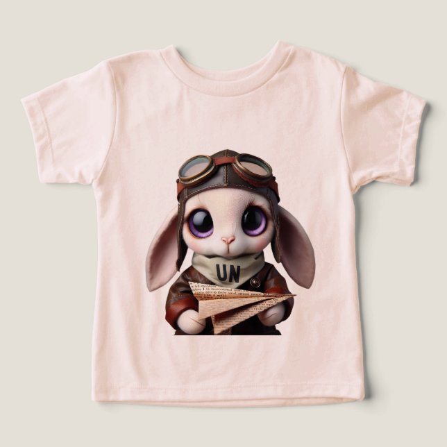 Lapin en costume de vol (Design Recto)