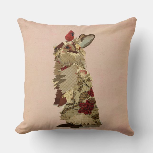 LAPIN et coussin CARDINAL (Recto)