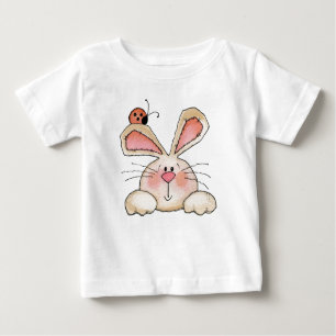 Lapin et insecte - T-shirt infantile