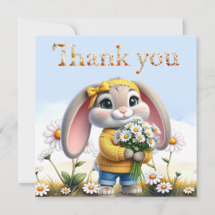 Lapin féminin nœud à pois Merci