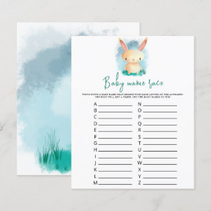 Lapin - Jeu de course de noms de bébé