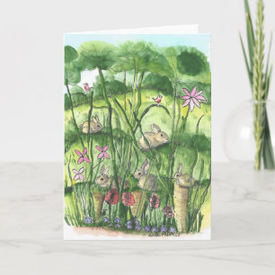 Lapin Lapin Art Imprimer, Note, Carte de voeux