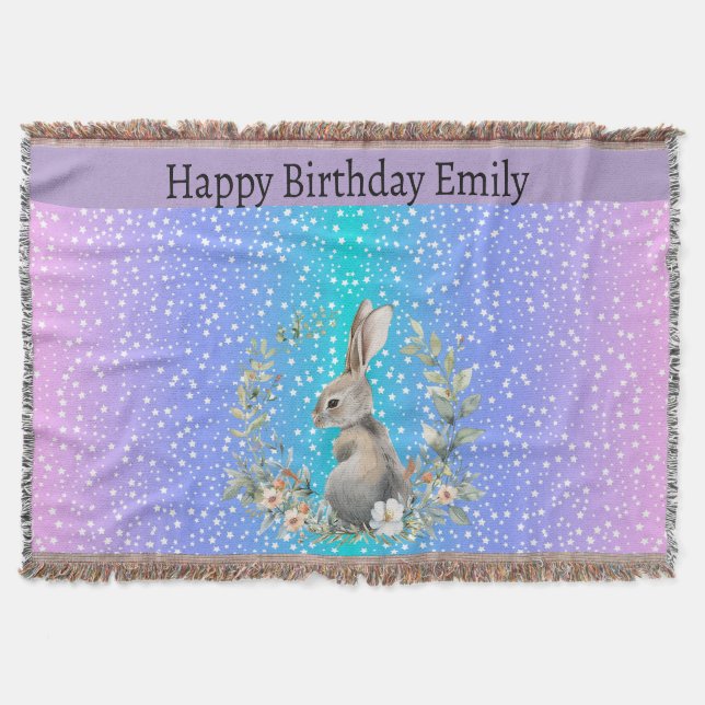 Lapin lapin cadeau - couverture personnalisée (Devant)