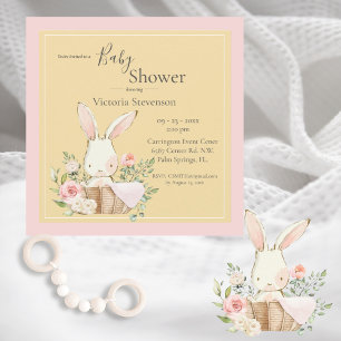 Lapin Lapin Jaune Baby shower neutre genre