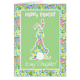 Lapin mignon Pâques de primevères pour la fille