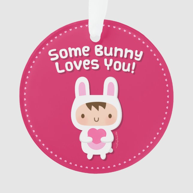 Lapin Mignon T'aime Aveu d'Amour (devant)